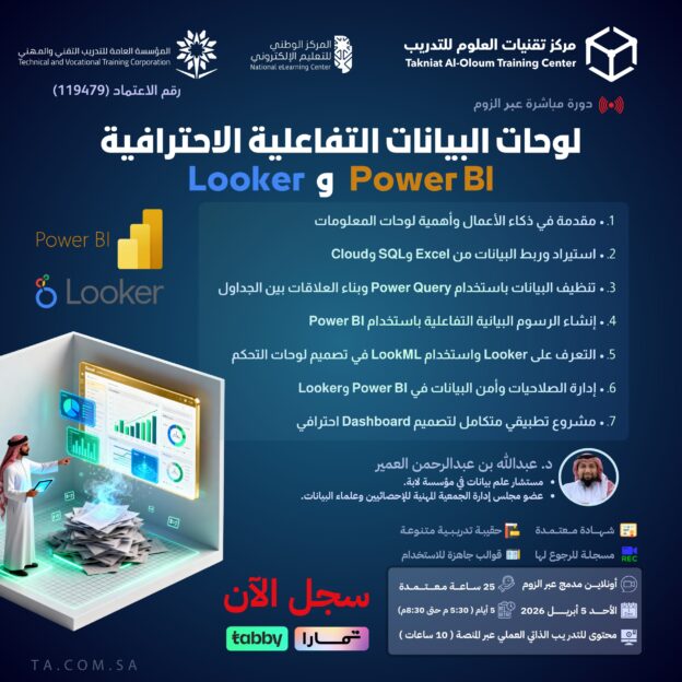 لوحات البيانات التفاعلية الاحترافية