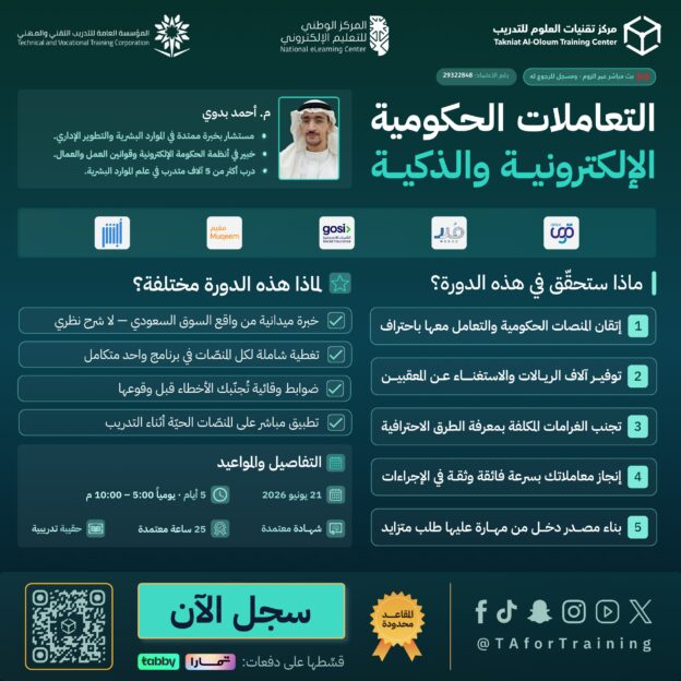 التعاملات الحكومية الإلكترونية والذكية