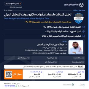 تحليل البيانات باستخدام أدوات مايكروسوفت للتحليل المرئي